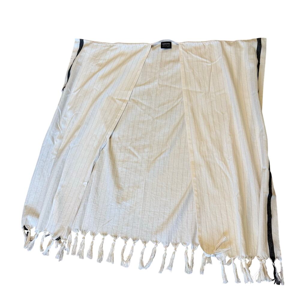 "The Loomia" Silvia? Kimono & Beach Cover-Up OSFM Striped One Size